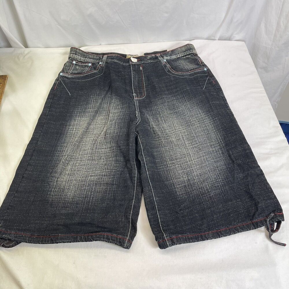 PJ MARK Baggy Sz 42 Wide Leg Y2K Hip Hop Style NWT Jean Shorts